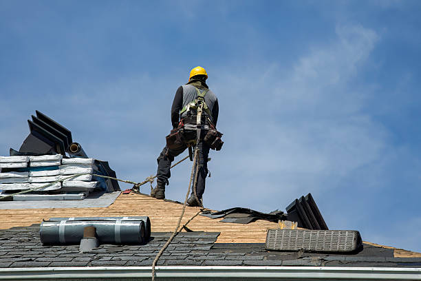 Professional Gutter Installation technician working in Florence, MS
